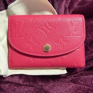 Louis Vuitton Fuchsia Leather Wallet